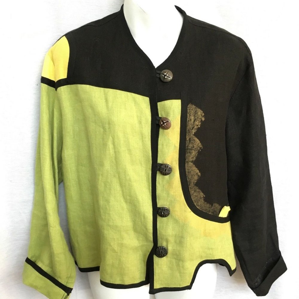 ALISSA Jacket - logenlook Size M Colour Block
